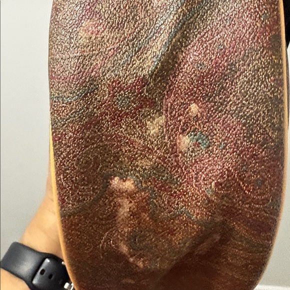 Etro Paisley Crossbody Shoulder Bag w/ Adjustable Brown Webbed Strap 2021 Model - Picture 7 of 7